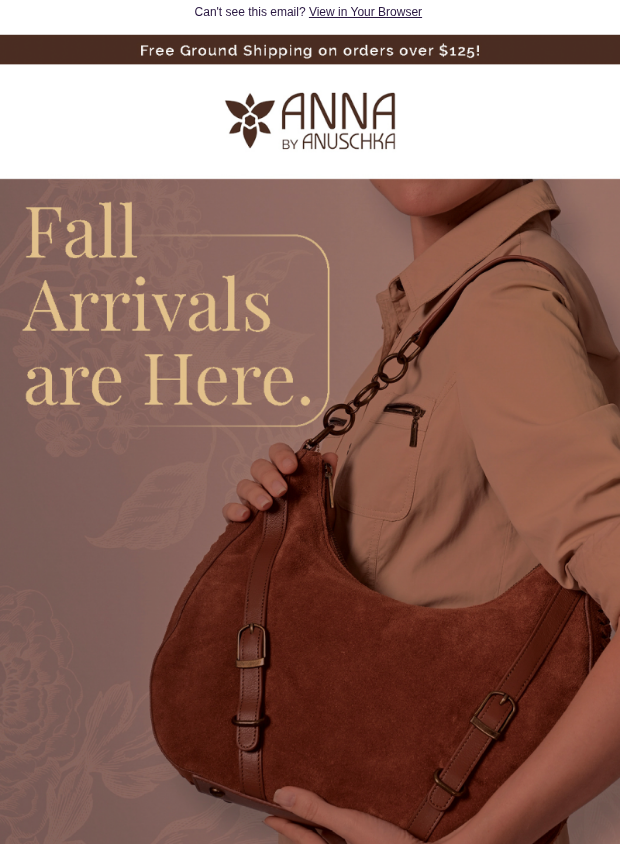 Preview of So Many Ways to Love Leather. Shop Fall Heritage by anuschkaleather.com