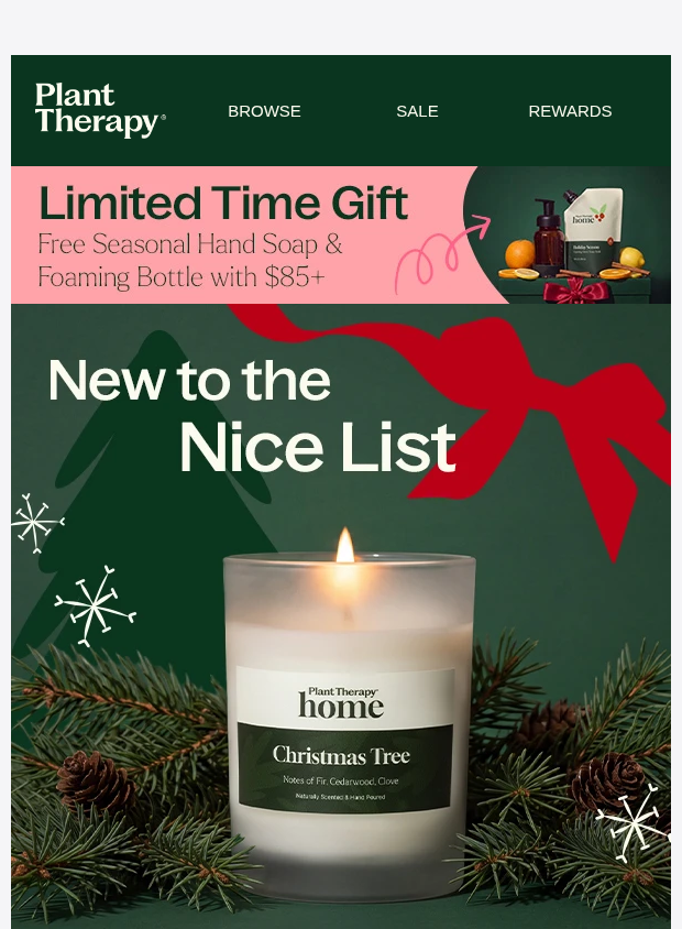 Preview of New To The Nice List ﻿﻿🎄 by planttherapy.com
