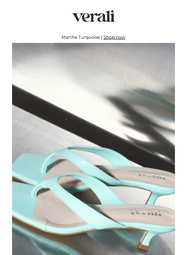 Preview of TRENDING: TURQUOISE by veralishoes.com.au