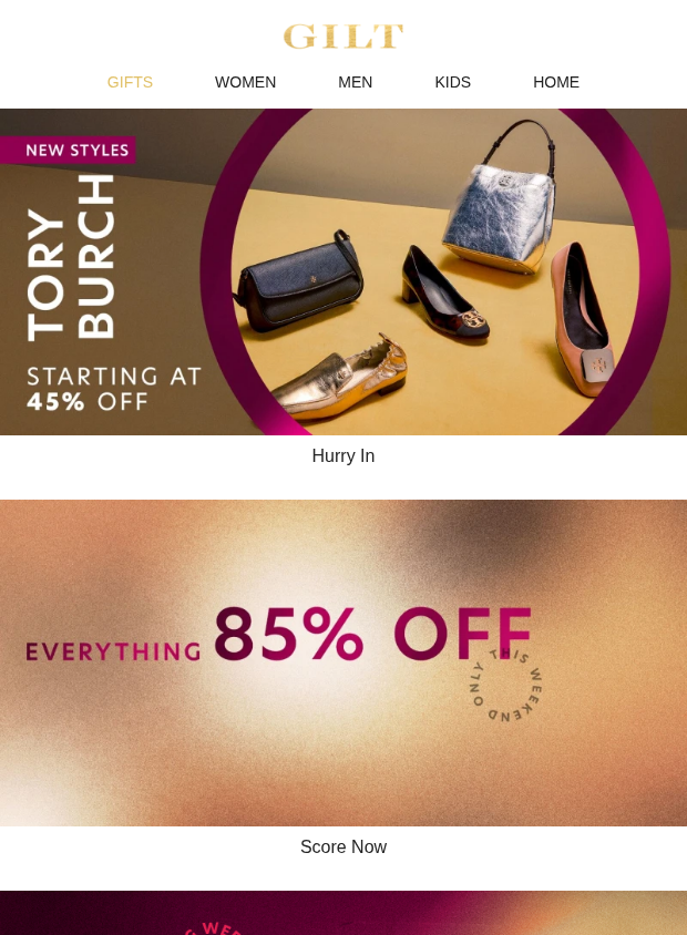 Preview of Tory Burch Starting at 45% Off & New Styles by gilt.com