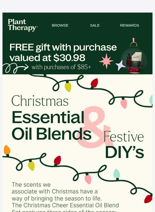 Preview of Your Christmas DIYs Start Here 🎄 by planttherapy.com
