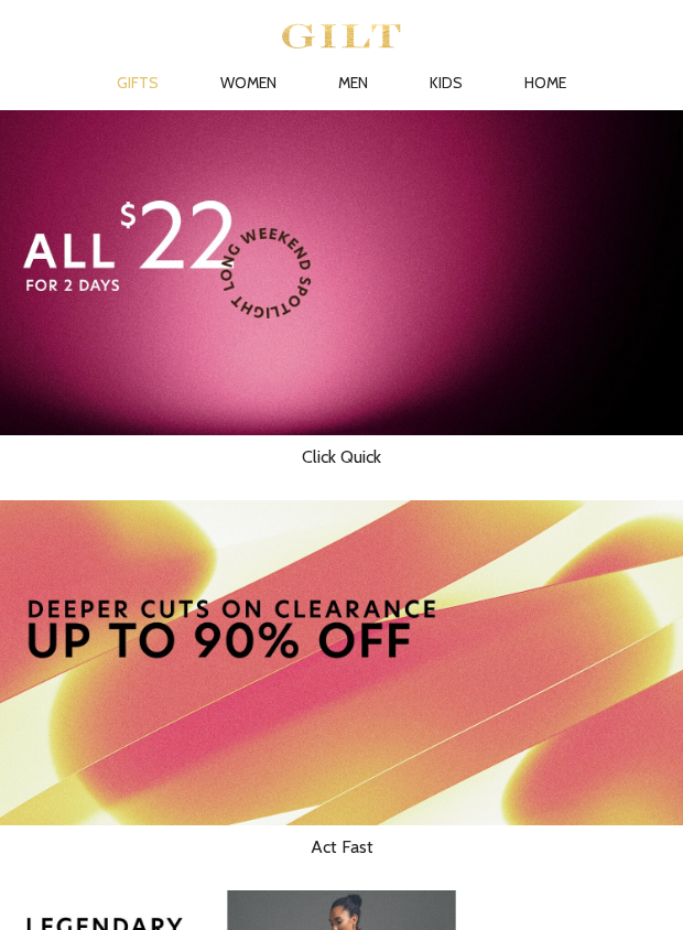 Preview of ALL $22 Inside for 2 Days ‼ Long Weekend Spotlight by gilt.com