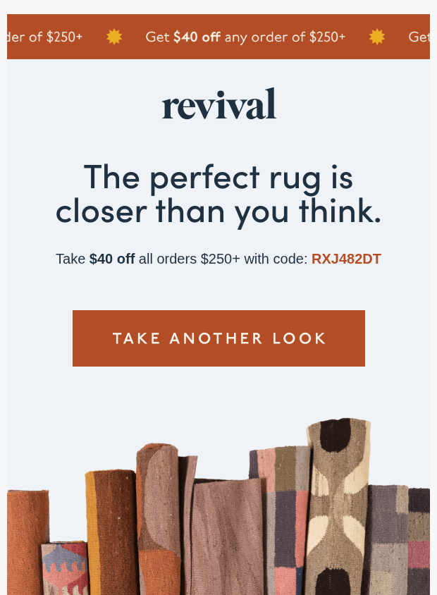 Preview of Hey, hey window shopper by revivalrugs.com