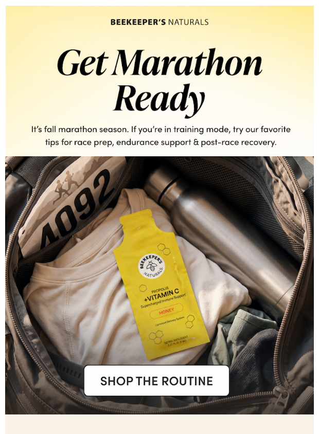 Preview of Train Hard, Recover Easy 🐝 by beekeepersnaturals.com