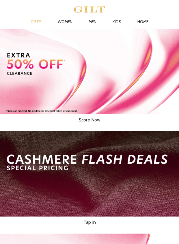 Preview of Extra >>50%<< Off Clearance by gilt.com