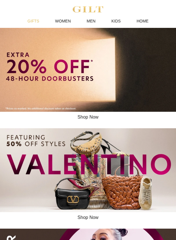 Preview of ((Extra 20% Off)) 48-Hour Doorbusters by gilt.com