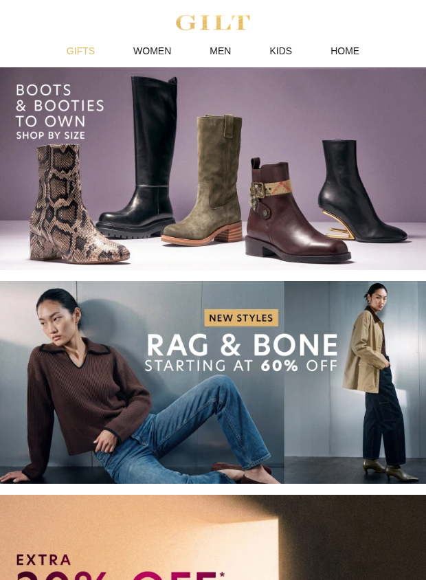 Preview of Boots & Booties to Own - Shop by Size by gilt.com