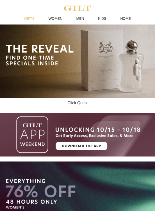 Preview of The Reveal ⭐ Find One-Time Specials Inside by gilt.com
