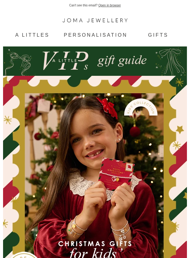 Preview of The little ones' gift guide is here 💌 by jomajewellery.com