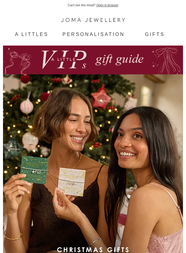 Preview of Your sister's gift guide is here 💌 by jomajewellery.com