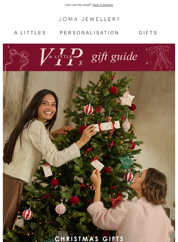 Preview of Your Christmas gift guide is here 💌 by jomajewellery.com